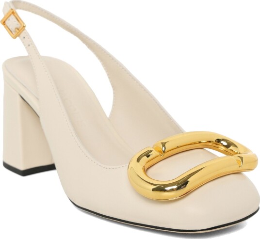 Marc Jacobs The Slingback Cream 38 Marc Jacobs The Slingback Cream 38