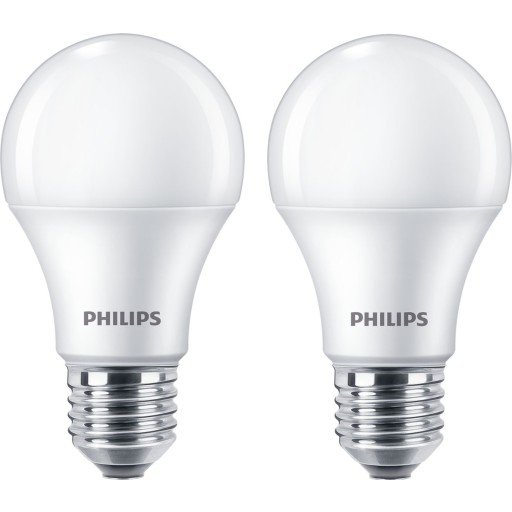 Philips CorePro LED E27 standardpære, 4,9W, 2-pak
