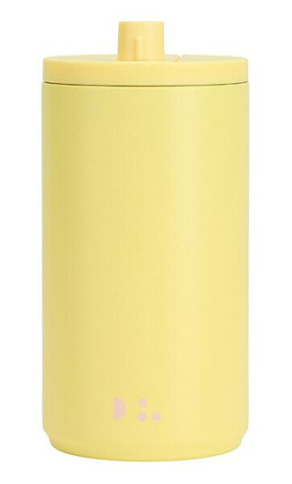 Design Letters reisekrus 35 cl Yellow