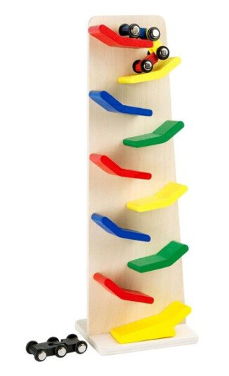 Small Foot  Wooden Zigzag Motorway Tower 4dlg.