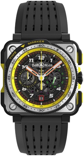 Bell & Ross Herreklokke BRX1 RS19/SRB Experimental Sort/Gummi