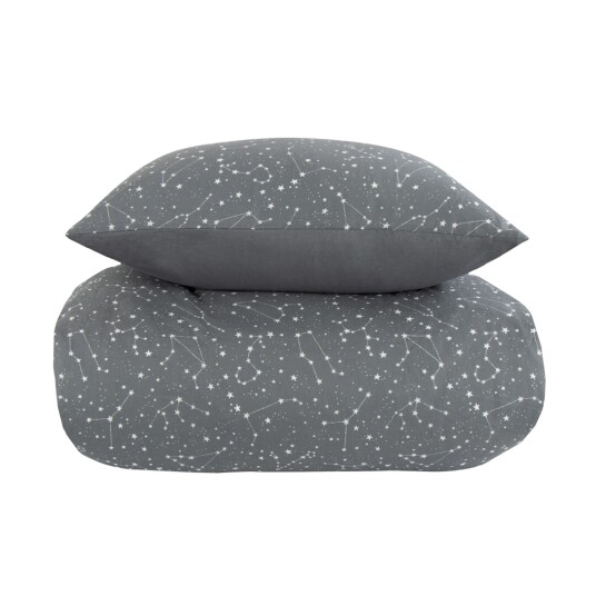 Borg Living Sengetøy - 140x200 cm - Zodiac grey - 100% Bomull