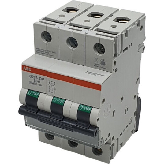 ABB Overbelastningsvern S203-OV63A 3p ABB - 1623980