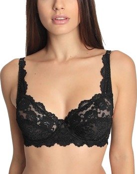 sassa BH Classic Underwired Bra Svart polyamid E 85 Dame