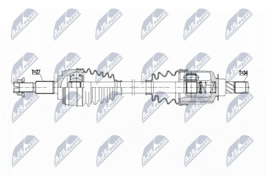 Nty Drivaksel NTY NPW RE 202