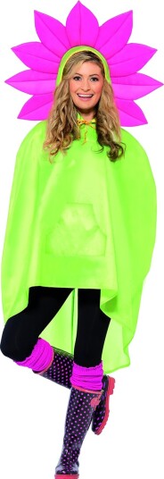 Festival / Regnponcho Blomst