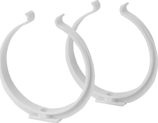 Europlast Rørholder til ventilasjonsrør AZ100 plast Ø100mm ( 2stk.)