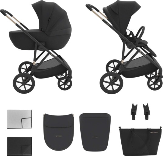 Kinderkraft Prime 3 2-i-1 Duovogn Venezian Black