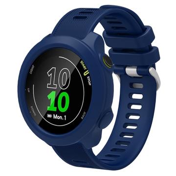 Garmin Forerunner 158 Erstatnings Silikonstropp med Integrert Ramme - Blå Garmin Forerunner 158 Erstatnings Silikonstropp med Integrert Ramme - Blå