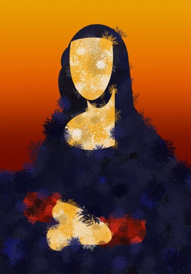 Plakat Abstrakt Mona Lisa Plakat Abstrakt Mona Lisa
