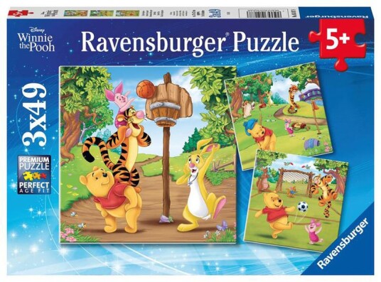 Ravensburger Disney Winnie the Pooh Sports Day 3x49p Ravensburger Disney Winnie the Pooh Sports Day 3x49p