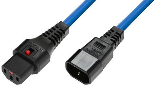 MicroConnect IEC Lock C13 to C14 2m