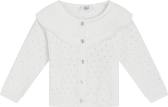 Hust And Claire Pen Cardigan White (86 / 1,5 år)