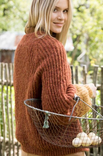 80-03 Ulrika cardigan rust 80-03 Ulrika cardigan rust