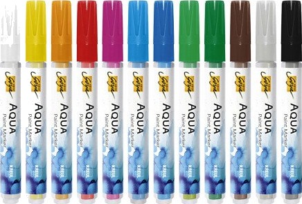 Diverse Solo Goya Aqua Paint Marker Ass Farger 12 Stk 1 Pk Diverse Solo Goya Aqua Paint Marker Ass Farger 12 Stk 1 Pk