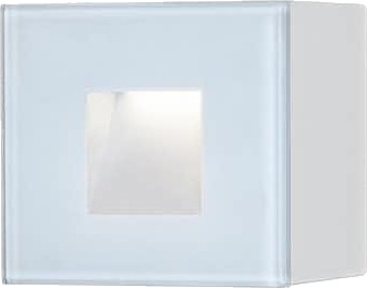 Vegglampe Gnosjö Konstsmide Chieri 1,5W LED Kvadrat Vegglampe Gnosjö Konstsmide Chieri 1,5W LED Kvadrat