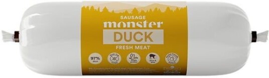 Monster Pet Food Hundepølse Ande 400 g - Våtfôr til hund