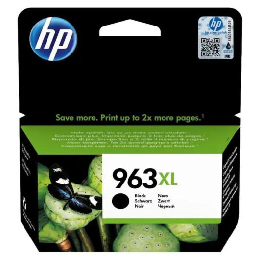 Originale Blekkpatroner HP 963XL Svart Originale Blekkpatroner HP 963XL Svart