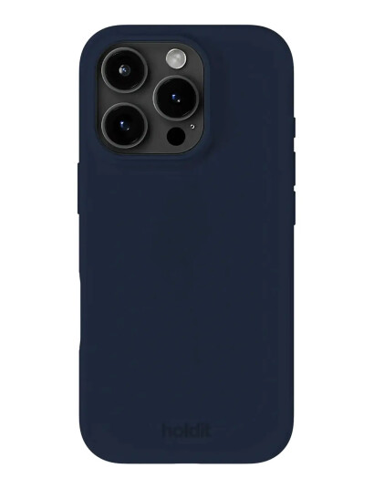 Holdit Silicone Case Iphone 16 Pro Max   Navy   IPHONE 16PRO MAX