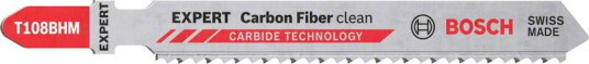 Bosch Expert T 108 BHM Stikksagblad 3-pakk for Karbonfiber og Glassfiber