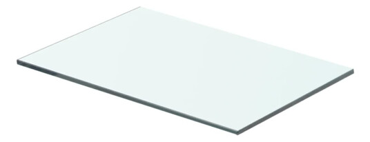 vidaXL Hyllepanel klart glass 40x20 cm vidaXL Hyllepanel klart glass 40x20 cm