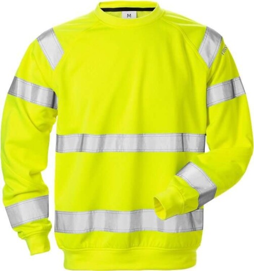 Fristads Sweatshirt 7446 Shv, Klass 3 Varsel Gul S Fristads Sweatshirt 7446 Shv, Klass 3 Varsel Gul S