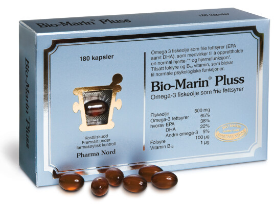 Pharma Nord Bio Marin pluss 180 kapsler Pharma Nord Bio Marin pluss 180 kapsler
