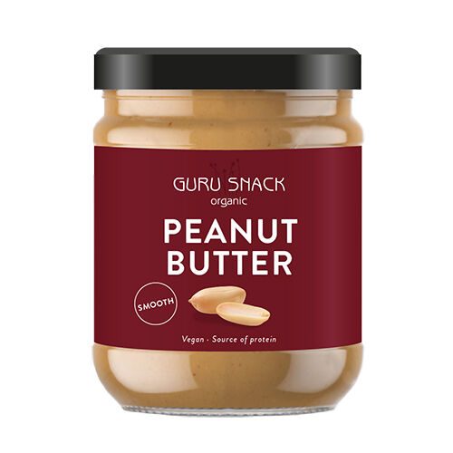 Guru Snack Peanutbutter Smooth Ø 250g Guru Snack Peanutbutter Smooth Ø 250g