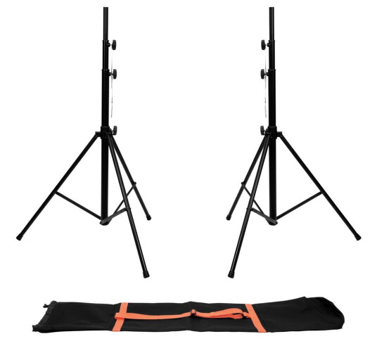 EuroLite Set 2x Ls-1 Eu Steel & Carrying Bag