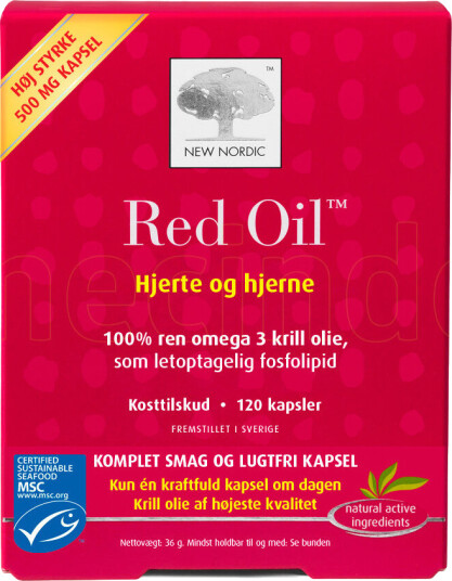 New Nordic Red Oil Omega-3 Krillolje 120 Kapslar New Nordic Red Oil Omega-3 Krillolje 120 Kapslar