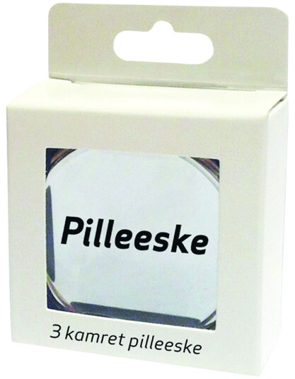 Pilleboks 3-kamret, 1 stk