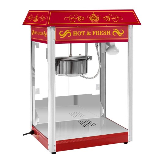 Royal Catering Popcornmaskin - Rød - Amerikansk design 10010546