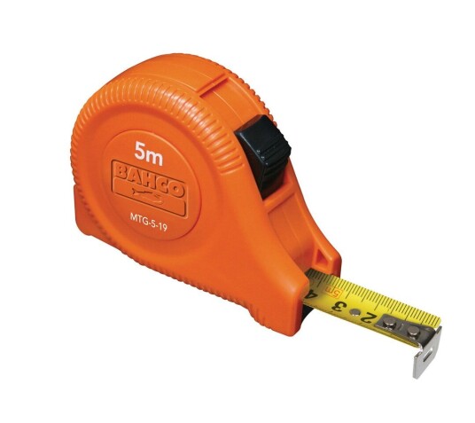 Bahco Målebånd 5m/16` 19mm Mtg-5-19-E Bahco Målebånd 5m/16` 19mm Mtg-5-19-E