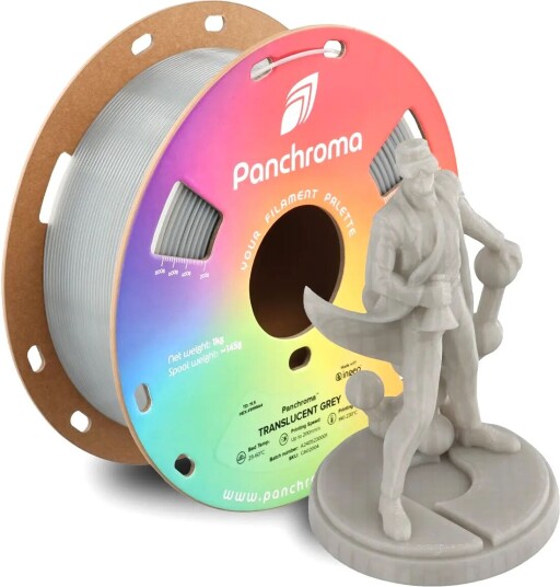 Polymaker Panchroma Translucent Pla Translucent Grey Polymaker Panchroma Translucent Pla Translucent Grey