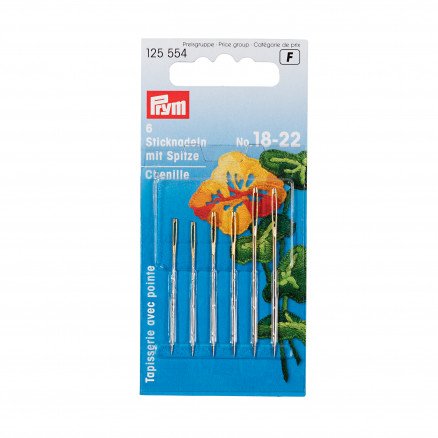 Prym Strameinåler Stål Sølv 0,80x37mm Str 24 6 stk