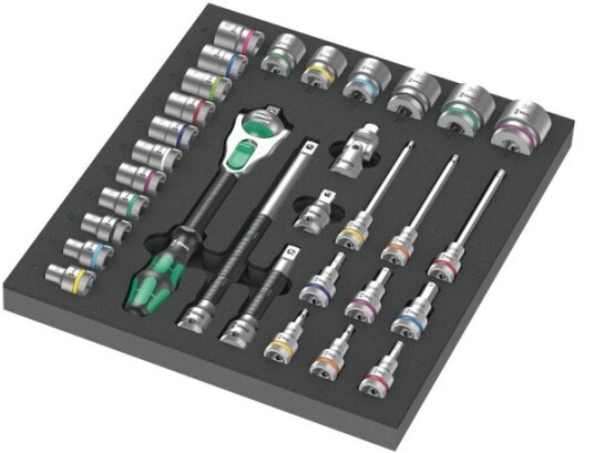 Wera 05150112001, 31 Stykker, Sort, Grønn, Stål, Sort, Grønn, 4,68 Kg, 40,5 Cm, 36 Cm Wera 05150112001, 31 Stykker, Sort, Grønn, Stål, Sort, Grønn, 4,68 Kg, 40,5 Cm, 36 Cm