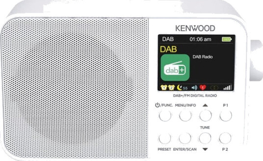 Kenwood CR-M30DAB-W Hvit Kenwood CR-M30DAB-W Hvit