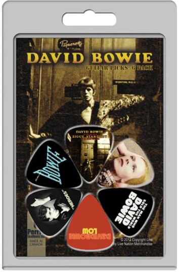 Perri's David Bowie Icon Guitar Picks (6 Pack) Perri's David Bowie Icon Guitar Picks (6 Pack)