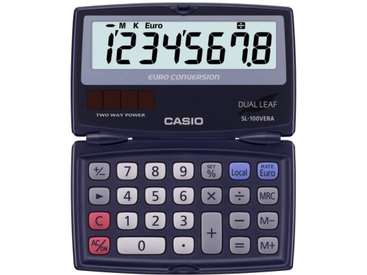 Casio Sl-100Vera Kalkulator Svart ( Sl-100Vera ) Casio Sl-100Vera Kalkulator Svart ( Sl-100Vera )