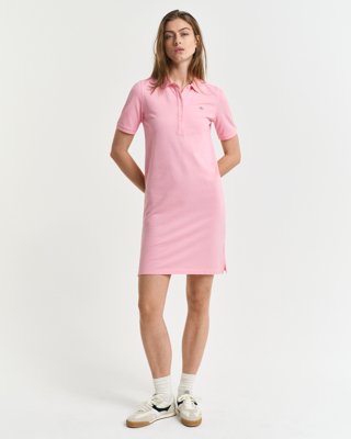 Gant Shield piqué polokjole GERANIUM PINK M Gant Shield piqué polokjole GERANIUM PINK M