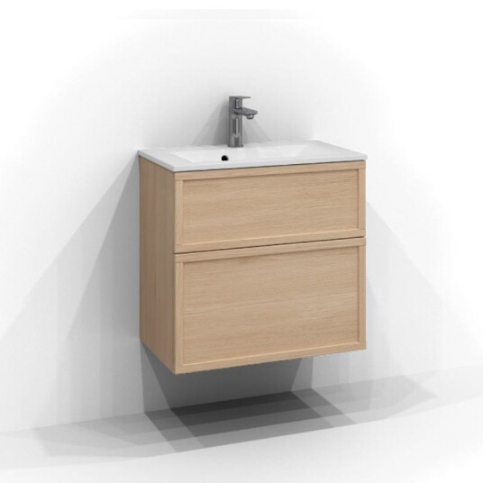 Svedbergs Poem Ramme Servantskap Slimd35 med 2 Skuffer Ren eik / 60cm SV-3356432 Svedbergs Poem Ramme Servantskap Slimd35 med 2 Skuffer Ren eik / 60cm SV-3356432