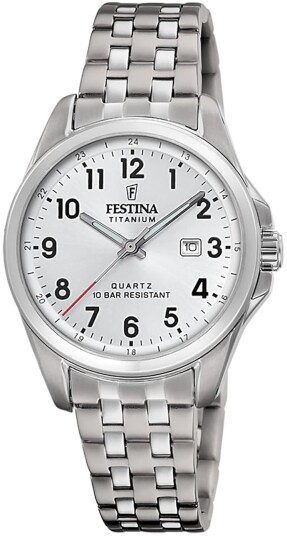 Festina Dameklokke F20697 1 Titanium Hvit/Titan Ø31 mm Festina Dameklokke F20697 1 Titanium Hvit/Titan Ø31 mm