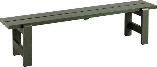 Hay - Weekday Bench 190x32 Cm / Olive - Hagebenker - Hannes & Fritz - Grønn - Tre Hay - Weekday Bench 190x32 Cm / Olive - Hagebenker - Hannes & Fritz - Grønn - Tre