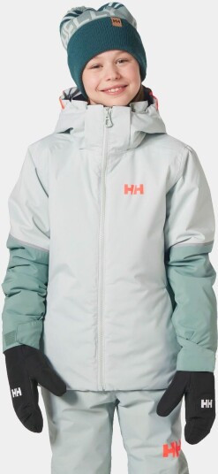 Helly Hansen Junior Jewel Resort Skijakke Grønn 176/16 Beige176/16