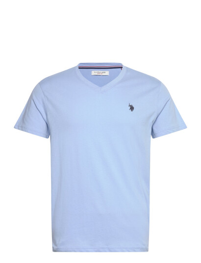 U.S. Polo Assn. Uspa T Shirt V Neck Cem Men Blue S U.S. Polo Assn. Uspa T Shirt V Neck Cem Men Blue S