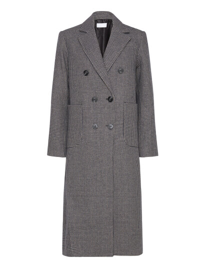 Creative Collective Emma Coat Check - Grey - 34