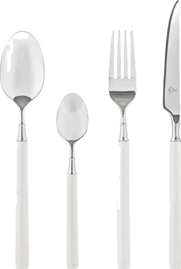 Porsgrunds Porselænsfabrik Bestikk m/Porselenshåndtak 4pk Porsgrunds Porselænsfabrik Bestikk m/Porselenshåndtak 4pk