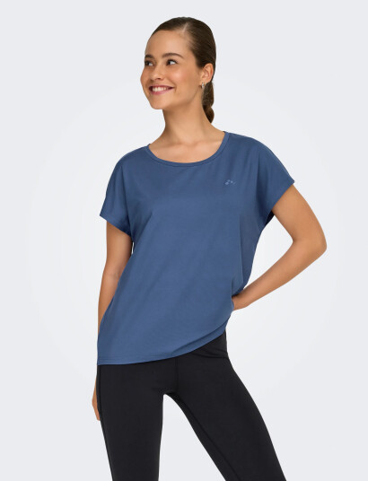 Only Play Onpaubree Life On Ss Bat Loose Tee Noos - Blue - M Only Play Onpaubree Life On Ss Bat Loose Tee Noos - Blue - M