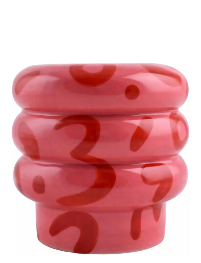 Que Rico Fyrfadsstage - Álvaro - Leopardo Lindo - Red - 16.5 CM