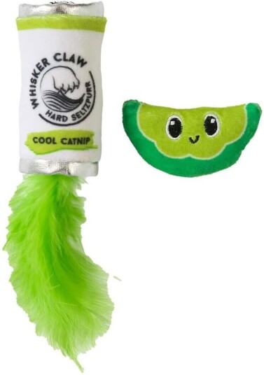 Quirky Kitty Drikke & Lime Katteleker 2 Pakning